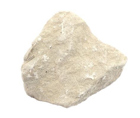 Raw Limestone Chalk Sedimentary Rock Specimen Approx 1 Geologist