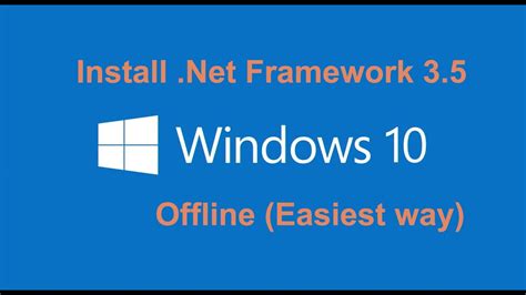 Microsoft.net framework 4 windows 7. How to Install .Net Framework 3.5 on Windows 10 Offline ...