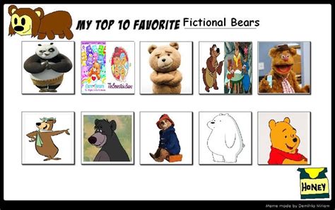 My Top 10 Favorite Bears By Mcctoonsfan1999 On Deviantart