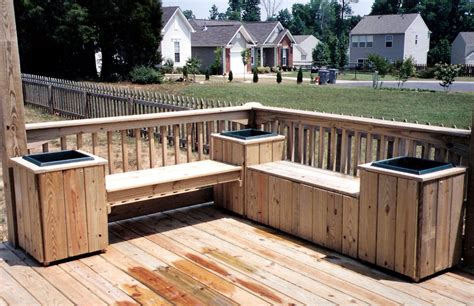 20 Deck Bench Ideas Pictures