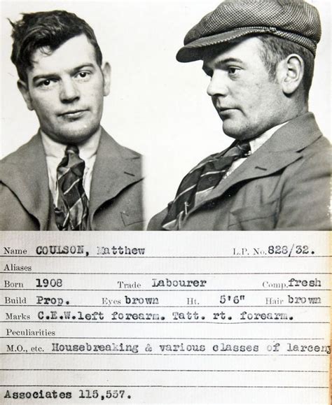 Vintage Mugshots From The 1930s Mirror Online
