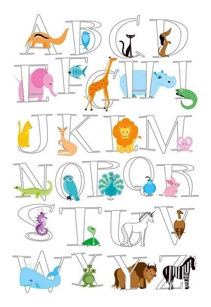 30 Animal Posters Ideas Animal Posters Alphabet Poster Animal Alphabet