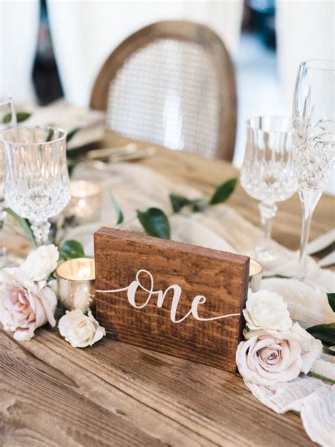 457 Best Images About Wedding Table Numbers On Pinterest Vintage