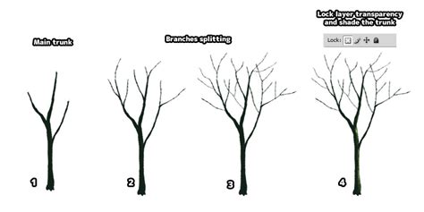 How Do You Draw A Tree Branch