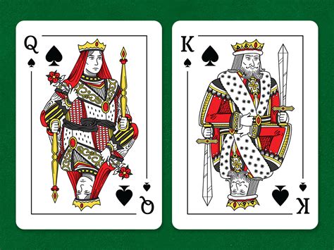 queen and king of spades by tamara tammy stantic on dribbble