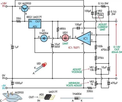 Follow the diagram to connect the different parts pat yourself on your back for just having constructed a very useful little variable power supply! DC-DC variable voltage and current lab power supply