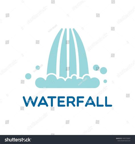 Waterfall Logo Icon Vector Illustration Sponsored Ad Logo