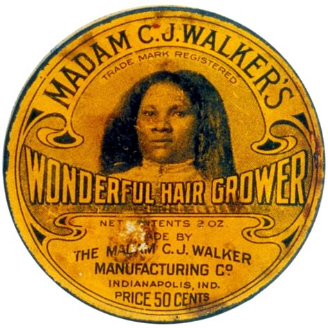 Madam Cj Walkers Wonderful Hair Grower Poster Print By Science Source