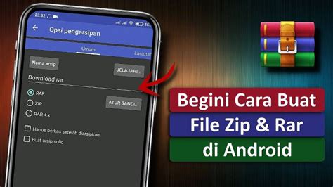 Cara Membuat File Zip Di Android Lengkap Pasti Berhasil