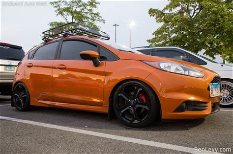 Orange Ford Fiesta St