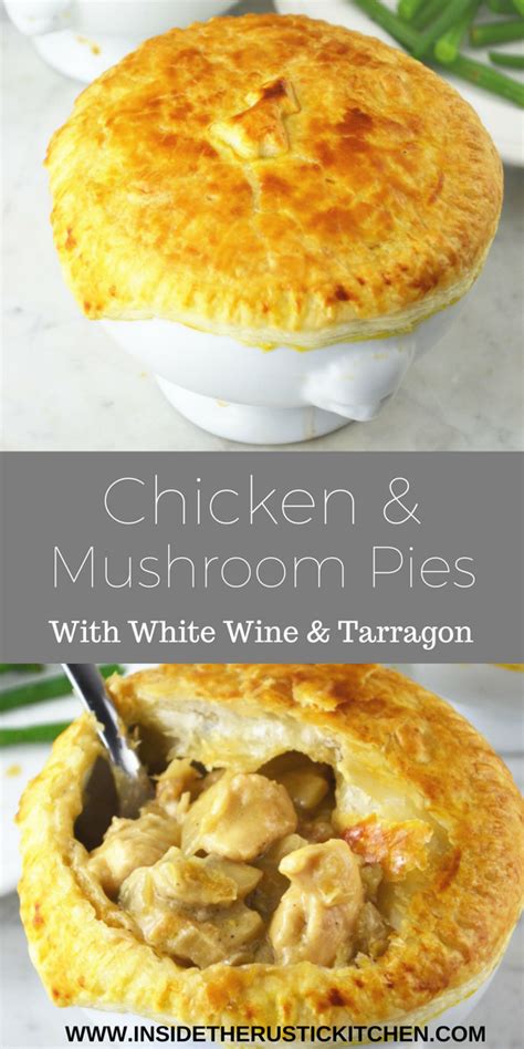 Chicken And Mushroom Pies Inside The Rustic Kitchen Recipe