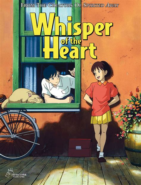 Whisper Of The Heart Studio Ghibli Poster Anime Films Japanese