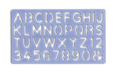 Plastic Lettering Stencil Kit Letters And Numbers Alphabet 5mm To 30mm 4