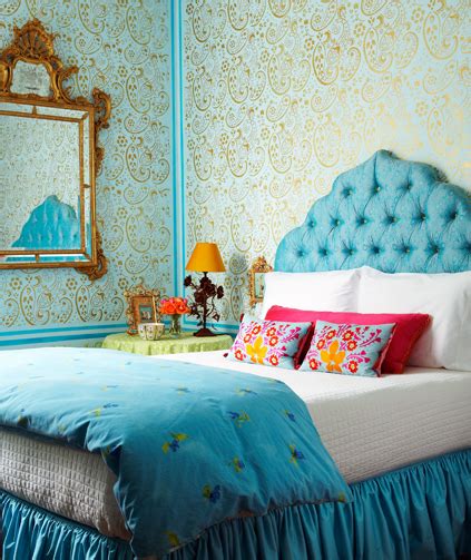Which paint to pick 50 photos. Turquoise Headboard - Eclectic - bedroom - Holly Dyment ...