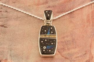 Treasures Of The Southwest Calvin Begay Night Sky Sterling Silver