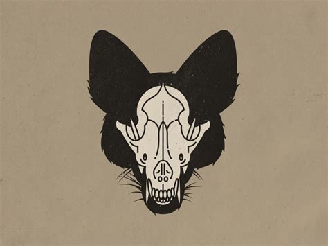 Coyote Skull By Mathew Ware On Dribbble