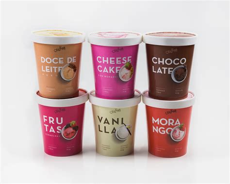 Cre M Ice Cream Packaging On Behance