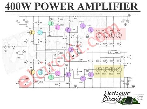 Op4 is configured as a voltage sensor and amplifier, and it monitors the voltage developed across r20. 400W Power Amplifier Sanken C2922 A1216 (With images) | Power amplifiers, Audio amplifier, Mini ...