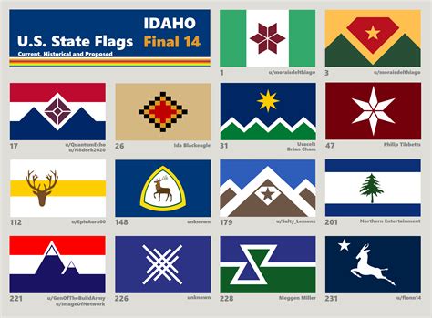 14 Designs Still In The Contest To Find The Best State Flag Redesign