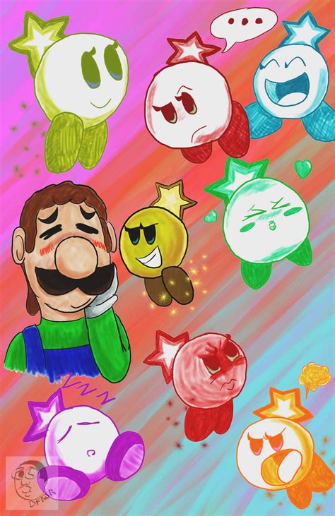 Starlow Sketchs And Green Mario Guy By Dfkjr On Deviantart