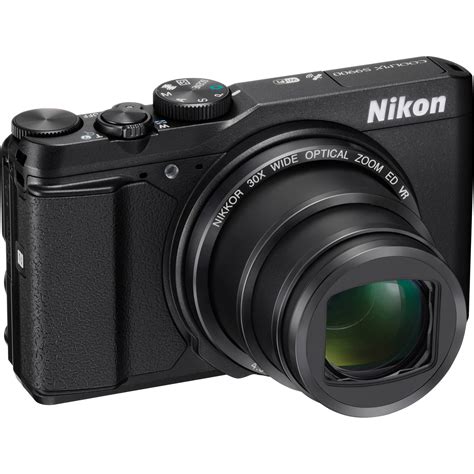 Nikon Coolpix S9900 Digital Camera Black 26497 Bandh Photo Video