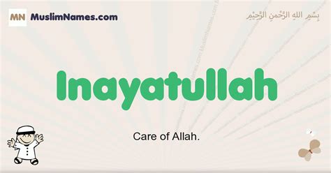 Inayatullah Muslim Boys Name And Meaning Islamic Boys