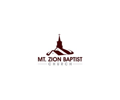 Serious Modern Church Logo Design For Mt Zion Baptist Church By