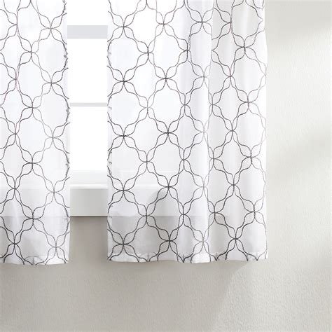 Better Homes And Gardens 3 Piece Sheer Quatrefoil Window Valance And Tier