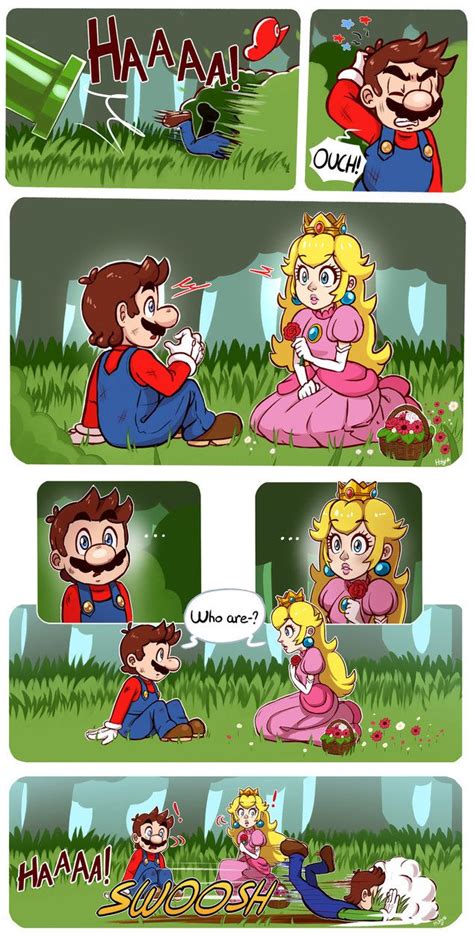 The First Meeting Super Marios Stories By Deviantart