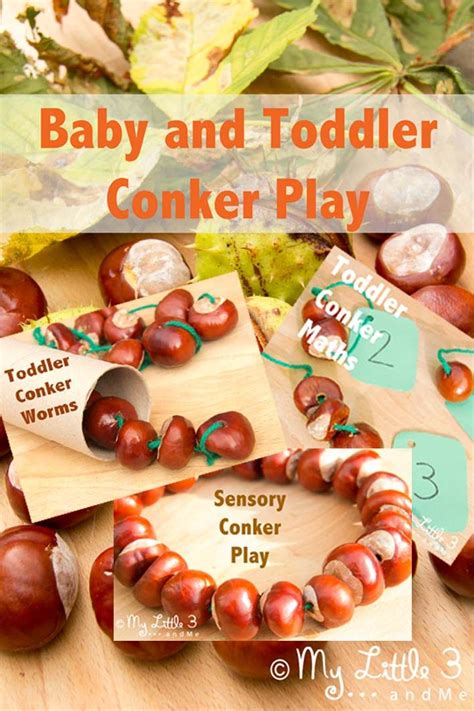 Baby And Toddler Conker Play Conkers Autumn Activities Fall Crafts