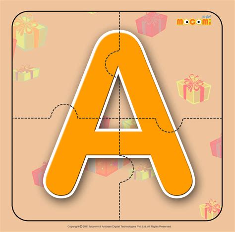 Alphabet A Alphabet Jigzaw Puzzles For Kids Mocomi