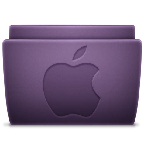 Purple Apple Icon Classic Folders Icons 20