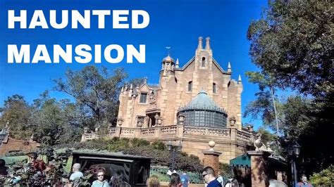 Haunted Mansion Disney World Ride Hd Pov Magic Kingdom Youtube