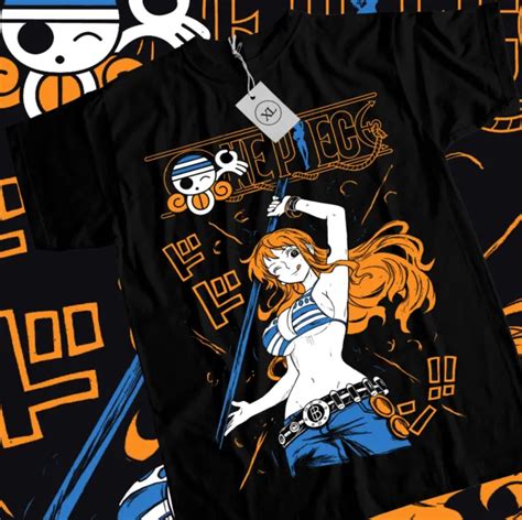 One Piece Sanji Nami T Shirt Mangazoroanimemonkey D Luffymugiwara