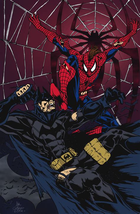 Batman Vs Spider Man By Geniuspen By Edcom02 On Deviantart