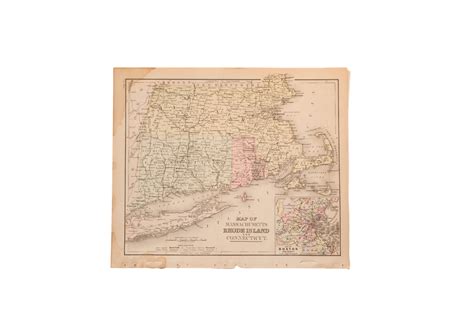 Map Of Connecticut And Massachusetts Maping Resources