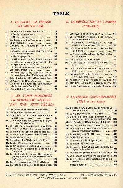 David Ferré Poitevin Histoire Cours Moyen Et Supérieur 1956
