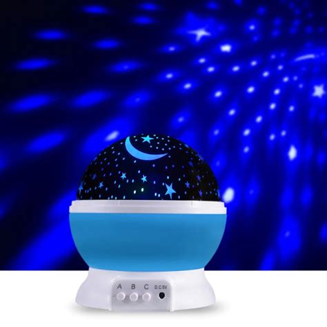 Rotating Projector Starry Night Lamp Romantic Led Light Starry Star