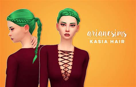 Ariane Sims Kasia Hair ~ Sims 4 Hairs Sims Sims 4 Sims 4 Cas