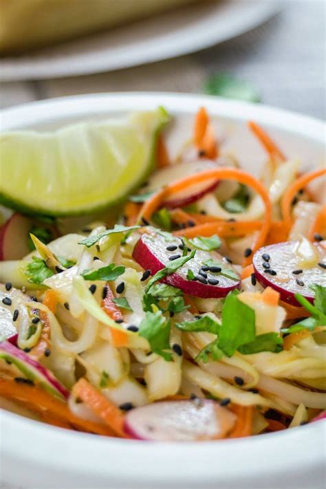 Spicy Asian Slaw 📲tap To Download The Heyfood App To Get This Recipe