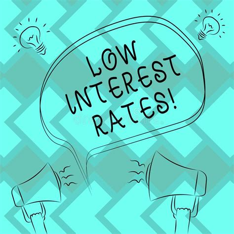 Text Sign Showing Low Interest Rates Conceptual Photo Meant To