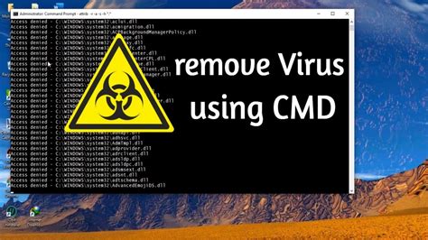 How To Remove Virus Using Cmd In Windows 10 Or 11 Youtube