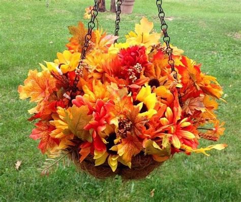 Fall Hanging Basket Fall Hanging Baskets Fall Hanging Basket Fall