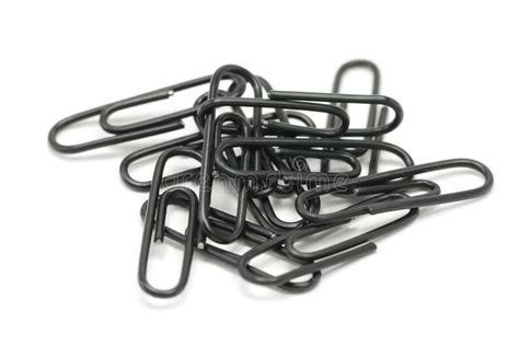 Black Paper Clips O Stock Photos Free And Royalty Free Stock Photos