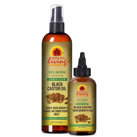 The oil produced is commonly used as a hair treatment to repair damage and also to encourage hair growth. Jamaican Black Castor Oil Growth Duo | Tropic Isle Living