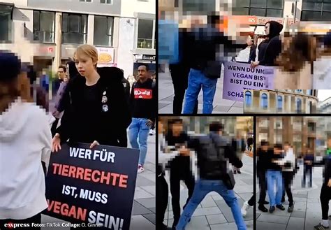 “die Militante Veganerin” Tiktok Star Von Migranten In Wien Attackiert Exxpress