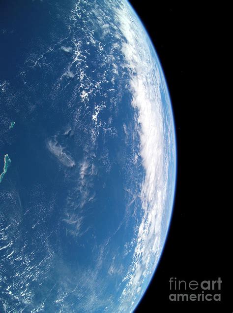 Pacific Ocean From Space Photograph By Nasascience Photo Library Pixels