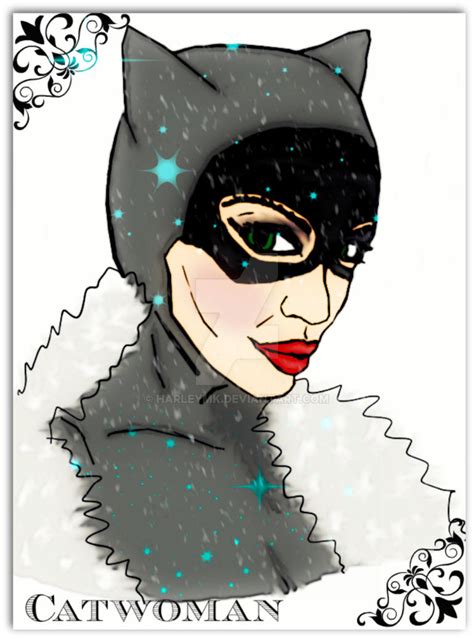 Catwoman Portrait By Harleymk On Deviantart