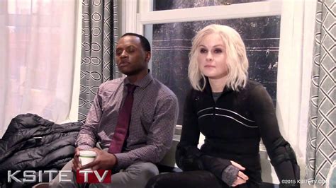 izombie on set malcolm goodwin and rose mciver clive and liv youtube