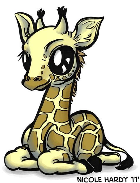 Cute Pics Pinterest Cartoon Tattoos Baby Giraffes And Gi Cartoon